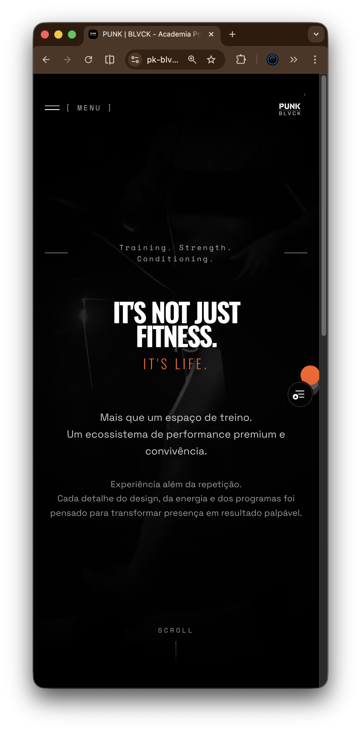 PUNK BLVCK — Ecossistema de Performance